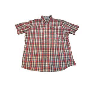 Chaps  plaid xxl  botton up short sleeve